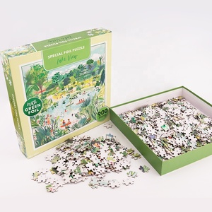 Vente en gros de puzzles personnalisés pour enfants et adultes, 500, 900, 1000 <span class=keywords><strong>pièces</strong></span>, Rompe Cabezas, dessin animé, jeu de <span class=keywords><strong>puzzle</strong></span> - Product Image 3