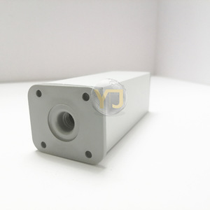 Colonne de support cylindrique en alliage d'aluminium 80MM 100MM 120MM 150MM pour meuble de salle de bain, vasque, argent, durable - Product Image 3