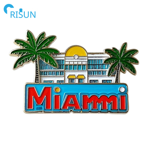 Émail personnalisé US États-<span class=keywords><strong>Unis</strong></span> Floride <span class=keywords><strong>Miami</strong></span> Dolphins Épingles métalliques Épinglettes Badges Broches Épingle en émail <span class=keywords><strong>Miami</strong></span> personnalisée - Product Image 5