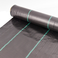 Rouleau de tapis de mauvaises herbes personnalisé 1/1.5/2/3/4/5m dans les semis de jardin