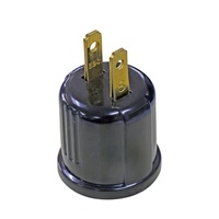 Produits personnalisés Adaptateur en bakélite NEMA1-15P base d'ampoule à filetage interne non polarisé supports de lampe bases de lampe