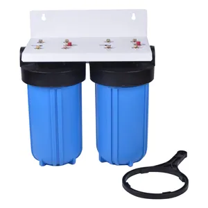 NW-BRM02 Double Stages 10 Inch Fat Blue Filtration Water Filter Water Purifier
