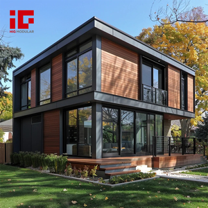 Edificio di lusso <span class=keywords><strong>resort</strong></span> residenziali prefabbricati casa prefabbricata casa prefabbricata struttura in acciaio luce Hotel Villa - Product Image 3