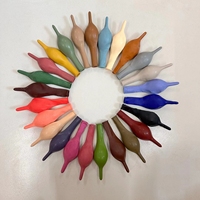 Lot de 100 ballons en latex mat de 10 et 12 pouces avec queue à aiguille, écologiques, pour la décoration de fêtes, vente en gros pour usines (UW)