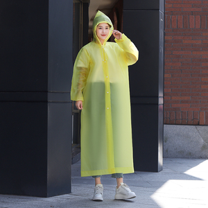 Thickened EVA Adult <strong>Raincoat</strong> Wholesale, Non-disposable Outdoor Travel Lightweight Plastic <strong>Raincoat</strong> with Printed LOGO - Product Image 4