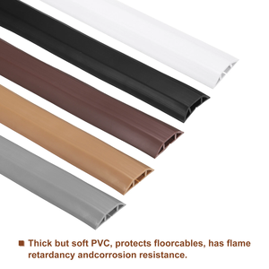 Floor <strong>Cord</strong> <strong>Cover</strong> 4ft, <strong>Cord</strong> Hider Floor Black, Cable Management <strong>Cover</strong> Prevent Cable Trips, Wire <strong>Covers</strong> For Electric Power <strong>Cords</strong> - Product Image 5