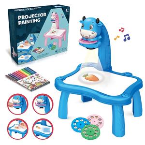 Mainan Anak, Model Lucu Cerdas Proyeksi Belajar Melukis Musik Menggambar Meja - Product Image 1