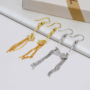 S925 Silver Bow <b>Small</b> <b>Dangle</b> <b>Earrings</b> for Women 5-5.5 Pearl DIY Jewelry Accessories with Empty Tray 1115 - Product Image 1