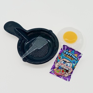 Bonbons gélifiés œuf frit très demandés avec bonbons pétillants, saveurs de fruits, en gros, pour poêle à frire, bonbons gélifiés sautillants - Product Image 5