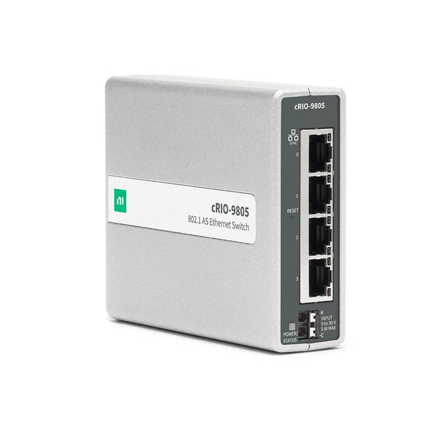 NI CRIO-9805 4-Port 802.1AS Ethernet Switch Expansion Module for CompactRIO 786993-01-1 Year Warranty Made US Stock Ships Today