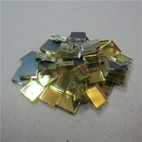 Gold Glass Mosaic Mini Small Mirrors Cut Pieces for Crafts Glass Mirror Mosaic Piece for Diy