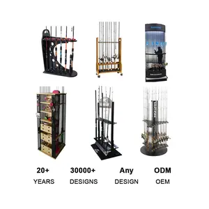 fishing reel rod display stand, fishing reel rod display stand