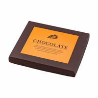 Maßgefertigte Neun-Fächer-Lebensmittelsicherheits-Schokoladen-Geschenkbox mit Mehrfarbiger Optionaler Abdeckung, Bronzierung Möglich