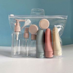<b>Travel</b> <b>Refillable</b> <b>Bottle</b> Set Spray Lotion Shampoo Shower Gel Tube Bottling Cosmetic Empty Liquid Container Portable Tool - Product Image 2