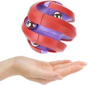 Hot Selling Finger Pinball Gyro Stress Release Magnetic Maze 4 Balls Fidget Spinning <b>Plastic</b> <b>Bead</b> Orbit Ball Cube for Girls Boys - Product Image 5