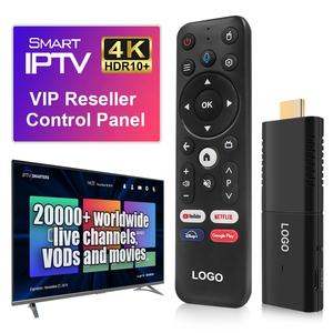 Neuer 4K Android TV Stick mit kostenlosem Test IPTV M3U Android TV BOX Quad Core BT5.0 4K Fernsehstick