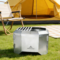 INBESTCAMP Smokeless Exclusif OutdOOr Segura Lareira Capacidade DiretO Rauchfreie VOyagez Camping Feuerschale