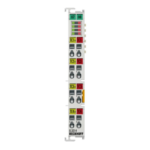 เทอร์มินัลแบบอะนาล็อก Beckhoff EL3314 EtherCAT ของเยอรมนี แบบ High 16 บิต แบบแยกสัญญาณ สำหรับการตรวจจับอุณหภูมิในเครื่องจักร - Product Image 2