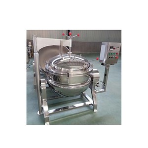Grandes marmites à soupe commerciales de 100 litres, autocuiseur avec contrôle de la température - Product Image 6