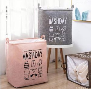 Cesto Portabiancheria Pieghevole Impermeabile Salvaspazio per Bagno e Casa - Product Image 3