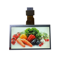 Module d'affichage LCD TFT 7 pouces 600 nits Résolution 800*480 Interface TTL Solution IC unique Haute luminosité Surface anti-reflet