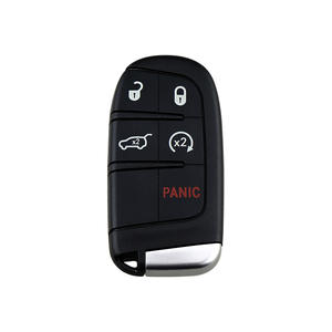 Grosir OEM 5 tombol kunci mobil Fob Remote tanpa kunci masuk untuk 2014 - 2022 Jeep <span class=keywords><strong>Grand</strong></span> Cherokee M3N-40821302 433MHz - Product Image 1