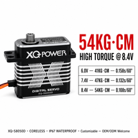 XQ-S8050D 54kg Lenkservo Wasserdichter Bürstenloser Digitaler Hochdrehmoment-Roboter-Servo OEM Großhandel 8,4V RC-Auto