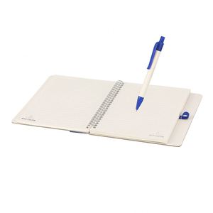 Nuevo Producto Promocional: Bloc de Notas de Cartón Reciclado con Espiral y Tapa Dura, Bolígrafo Ecológico con Serigrafía, para Oficina - Product Image 3