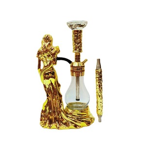 2023新设计奢华高品质水烟水烟带发光二极管女神水烟 - Product Image 2