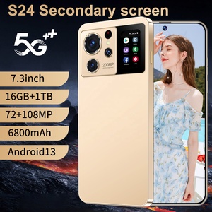 Mobail điện thoại S24 điện thoại thông minh 6.7 inch với bộ nhớ lớn smartphonemobile điện thoại thẻ kép đơn giản điện thoại di động - Product Image 2