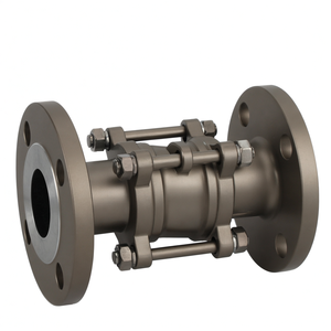 Válvula de Bola de Acero al Carbono de 3 Piezas, Tipo Brida, ANSI Clase 150, DN15 1/2 Pulgada, 2 Vías, con Manija, para Pedidos Urgentes COVNA, Upvc/Latón/Acero Inoxidable - Product Image 2