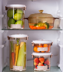 Conteneur de rangement alimentaire de cuisine hermétique, écologique, moulé par injection en PP, scellé sous vide manuel, de haute qualité, en gros - Product Image 5