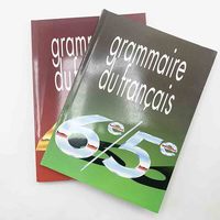 Livre de texte éducatif scolaire personnalisé imprimé manuel scolaire en couleur à couverture souple pour étudiants