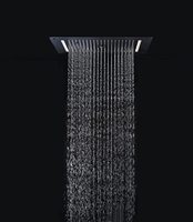 Système de douche thermostatique de plafond, ensemble de douche de salle de bain multifonctionnel en laiton massif