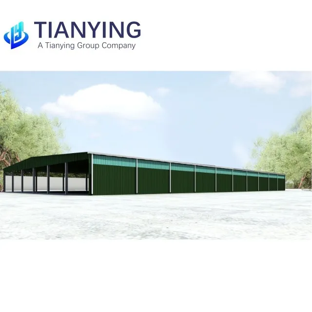 Prefab Steel Structure Shed Outdoor Warehouse Prefab Steel Structure Factory Steel Frame Workshop