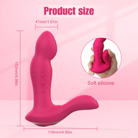 Hochwertiger 10-stufiger Vibrations-Silikon-Analplug, Prostatamassagegerät, Premium-Vibrations-Analtoy für sexuelles Vergnügen