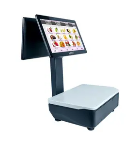 HPRT nuova scala digitale supermercato 14 pollici Touch Screen capacitivo finestra-s AI Smart POS scala di ponderazione etichetta