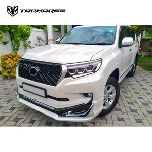 Lưới Tản Nhiệt Trước Kiểu <span class=keywords><strong>LX</strong></span> Cho Land Cruiser Prado 150 Nâng Cấp Facelift Phụ Kiện Vật Liệu ABS 2018 + - Product Image 6