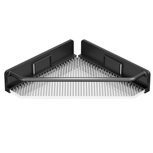 Étagère triangulaire pour salle de bain 50x30cm, support mural d'angle pour toilettes et douche - Product Image 5