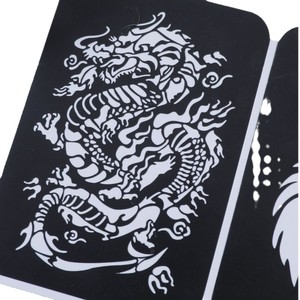Papier de pochoir pour <span class=keywords><strong>tatouage</strong></span> à la main semi-permanent multi-designs, résistant à l'eau, longue durée, creux, pour <span class=keywords><strong>tatouage</strong></span> au henné, autocollant - Product Image 5