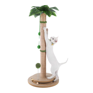 Fabricante personalizado de lujo verde real gato árbol al por mayor de alta resistencia gato alto árbol Torre mejor vendedor raspador <span class=keywords><strong>para</strong></span> <span class=keywords><strong>gatos</strong></span> grandes - Product Image 1