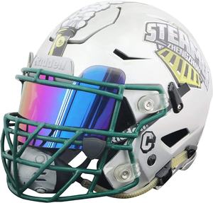 Huasite Nouvelle Arrivée Visière <span class=keywords><strong>De</strong></span> <span class=keywords><strong>Casque</strong></span> <span class=keywords><strong>De</strong></span> <span class=keywords><strong>Football</strong></span> <span class=keywords><strong>Américain</strong></span> <span class=keywords><strong>Pas</strong></span> <span class=keywords><strong>Cher</strong></span> Anti-buée Rugby Eye Shield Visières pour Jeunes et Adultes - Product Image 2