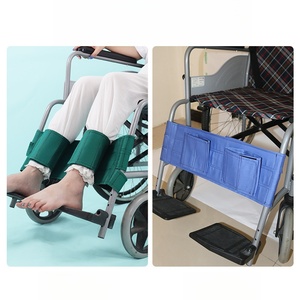 Cinturón de sujeción para las piernas de silla de ruedas para pacientes mayores, equipo de seguridad deportivo, protege las piernas débiles, evita que los pies se atascen en las ruedas - Product Image 2