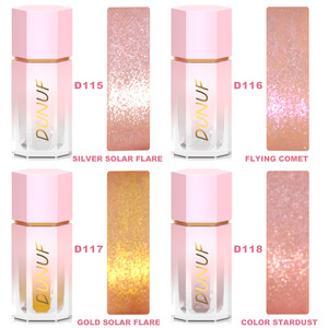 DUNUF Lápiz <span class=keywords><strong>Iluminador</strong></span> <span class=keywords><strong>de</strong></span> <span class=keywords><strong>Ojos</strong></span> con Brillo, Maquillaje Facial Resplandeciente, Contorno Brillante, Paleta <span class=keywords><strong>de</strong></span> Iluminadores Rosa y Blanco, Cosméticos - Product Image 2