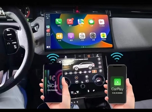 Para Land Rover <span class=keywords><strong>Range</strong></span> Rover <span class=keywords><strong>Velar</strong></span> 2017-2020, Pantalla Táctil de 13.3 Pulgadas para Automóvil, Radio Estéreo, CarPlay Inalámbrico, Android Auto, Navegación GPS - Product Image 3
