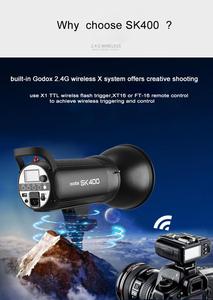 Equipo de Fotografía Profesional Sk400ii, <span class=keywords><strong>Flash</strong></span> de Estudio Compacto de 400ws, <span class=keywords><strong>Flash</strong></span> Estroboscópico, Luz de <span class=keywords><strong>Flash</strong></span>, <span class=keywords><strong>Flash</strong></span> de Estudio Sk400 - Product Image 4