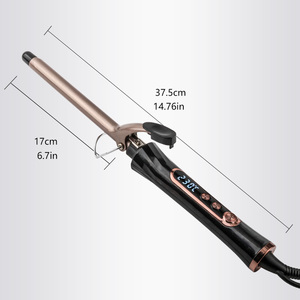 Rizador de <span class=keywords><strong>Pelo</strong></span> Automático <span class=keywords><strong>con</strong></span> Apagado Automático, Color Personalizado, Rotación Automática, Barril de Cerámica <span class=keywords><strong>Largo</strong></span> para <span class=keywords><strong>Ondas</strong></span> y Rizos - Product Image 6