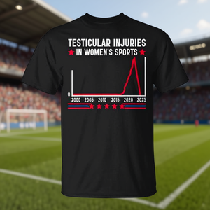 Diseño gráfico de camiseta deportiva para mujer con estampado de gráfico de lesiones testiculares 2000 2025 - Product Image 3