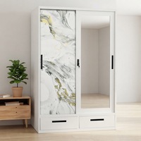 Armoire en acier robuste, placard métallique en acier laminé à froid de 0,6 à 1,2 mm pour chambre à coucher et mobilier de maison