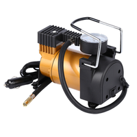 Pièce détachée OEM Mini compresseur d'air électrique 12V 160w pour voiture Pompe avec manomètre Poignée portable Gonfleur de pneu